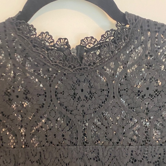 Lulu's Elegant Black Lace Midi Dress - Picture 6 of 9